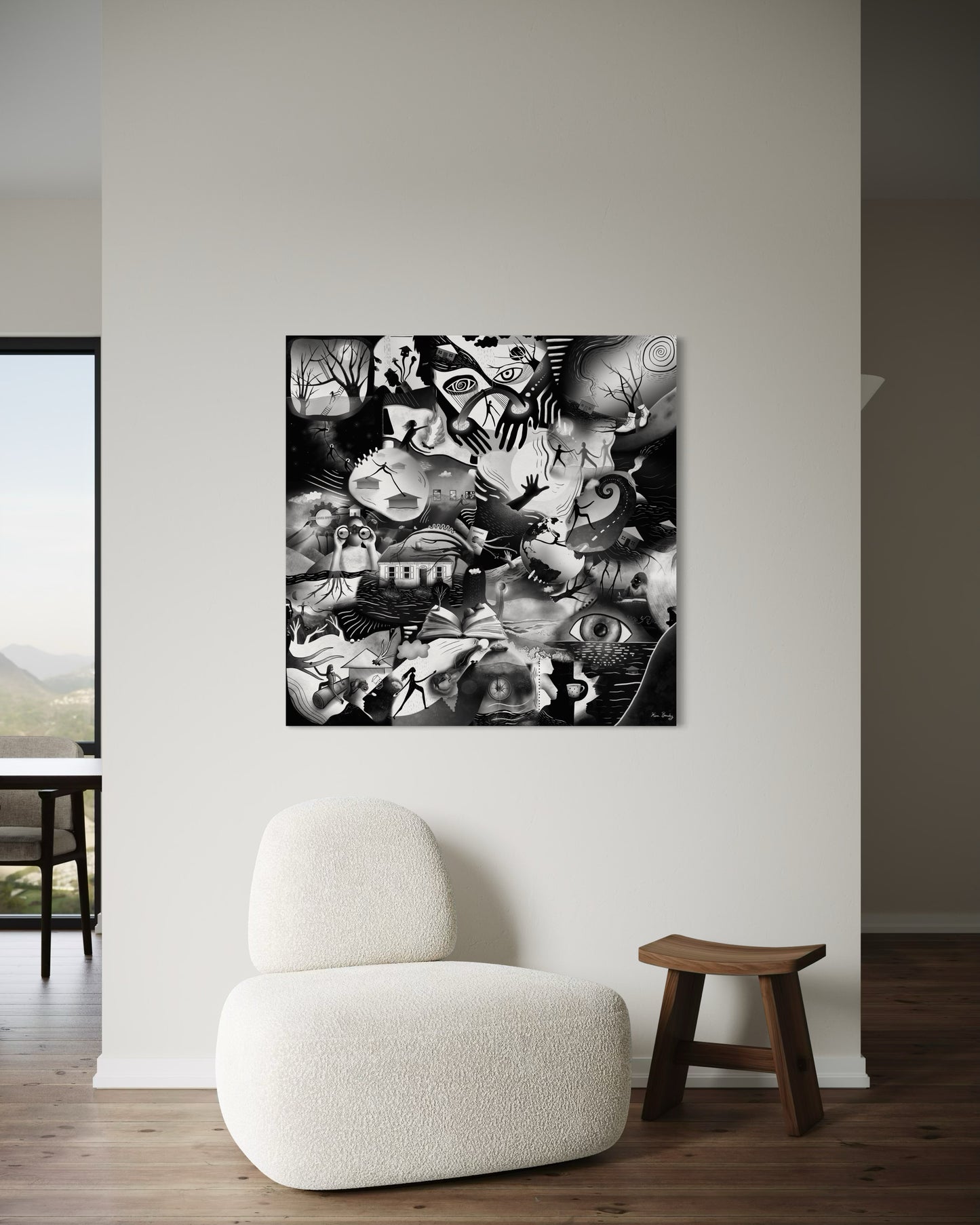 Canvas Art Print: "Story Of A Storm"