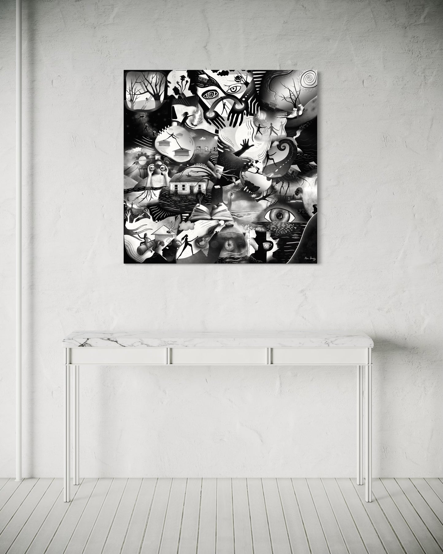 Canvas Art Print: "Story Of A Storm"