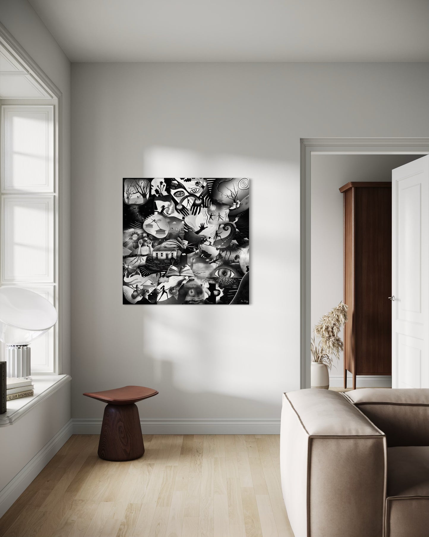 Canvas Art Print: "Story Of A Storm"