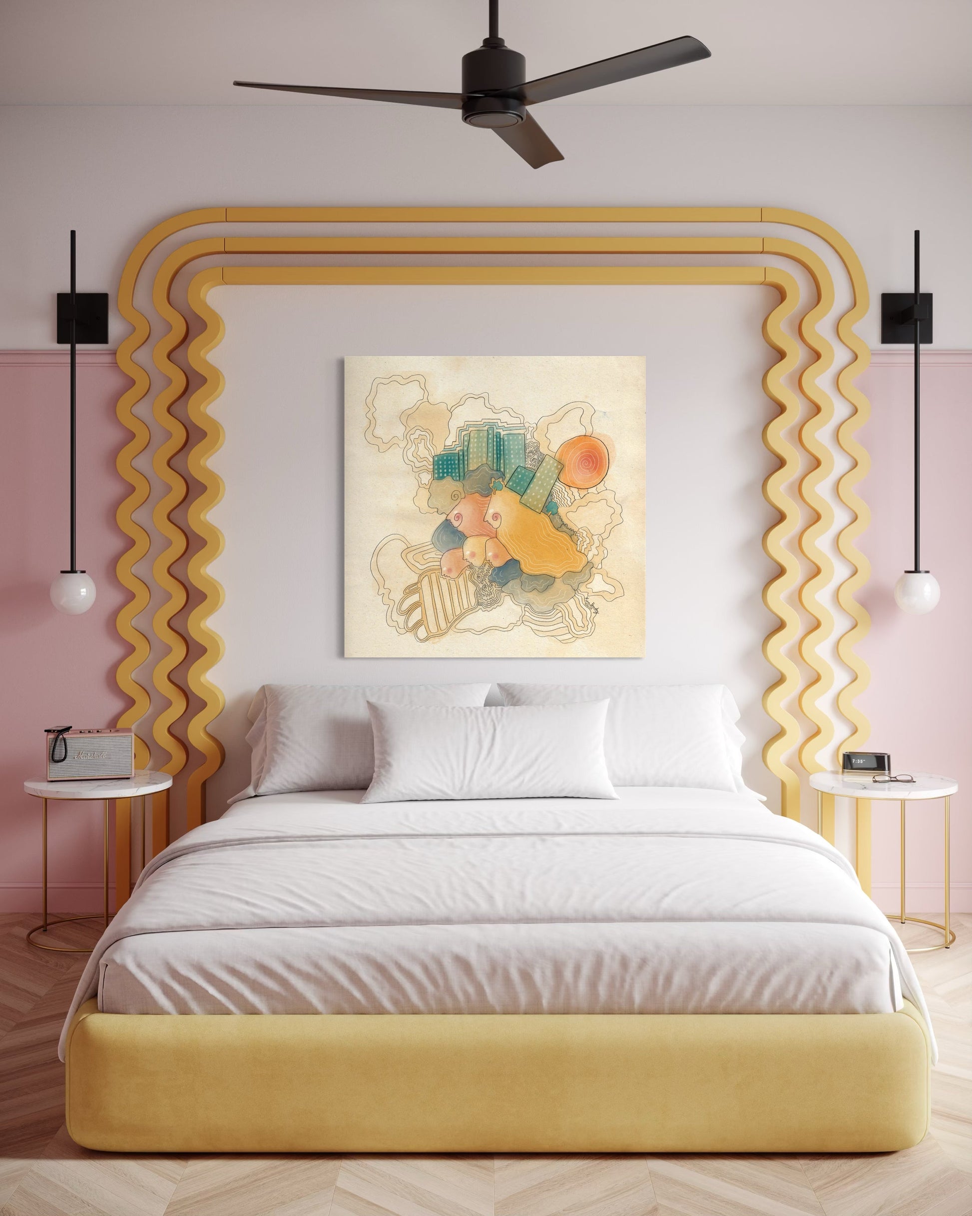 Canvas Art Print: "As Above, So Below" | Art Print | All Around Artsy Fashion