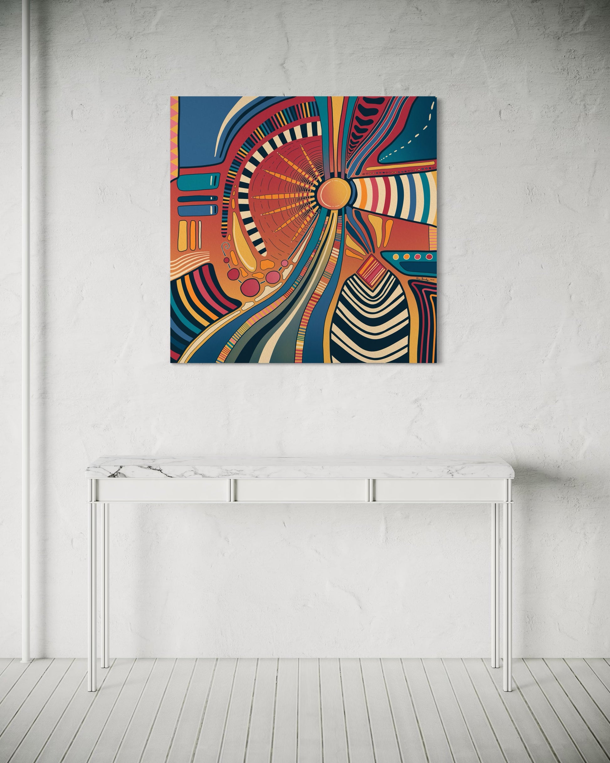 Canvas Art Print: "Circus Sunset" | Art Print | All Around Artsy Fashion