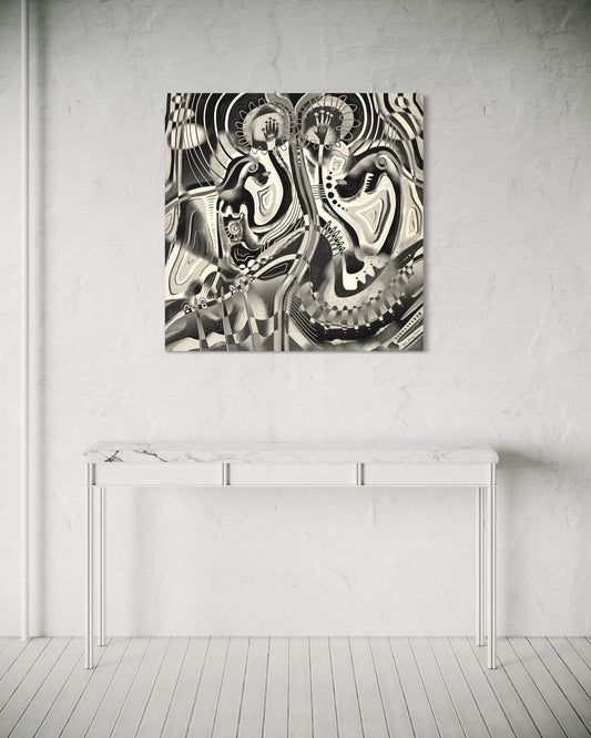 Canvas Art Print: "Emotion Erosion" | Art Print | All Around Artsy Fashion