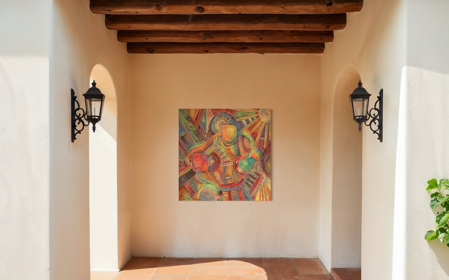 Canvas Art Print: "Labyrinth" | Art Print | All Around Artsy Fashion