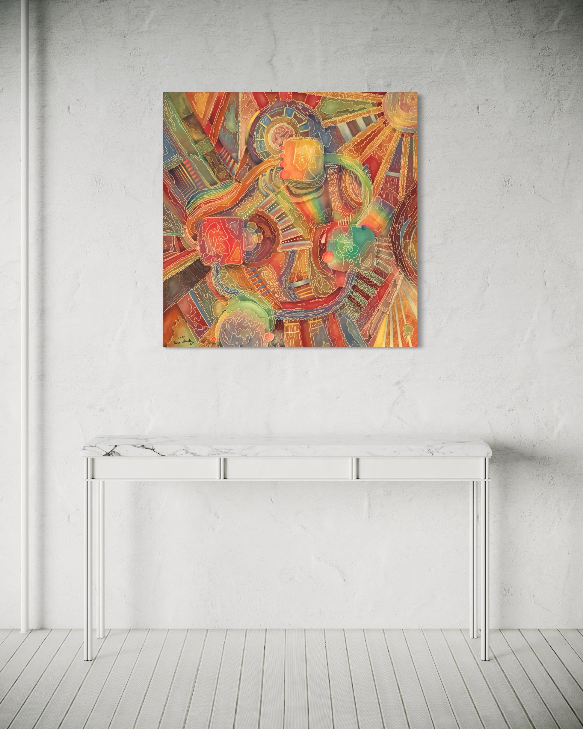 Canvas Art Print: "Labyrinth" | Art Print | All Around Artsy Fashion