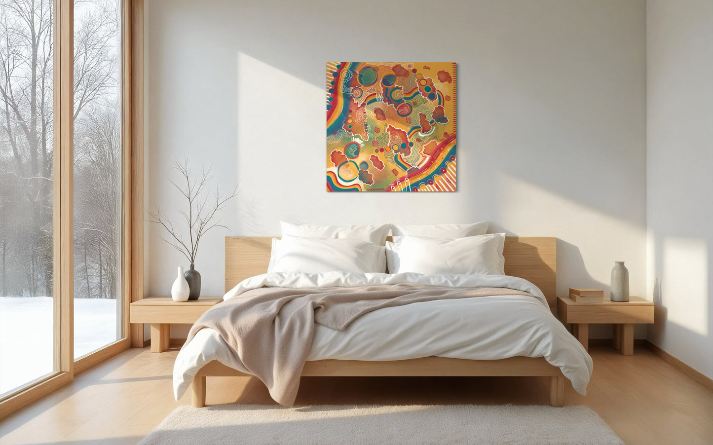 Canvas Art Print: "Mitochondria Map" | Art Print | All Around Artsy Fashion