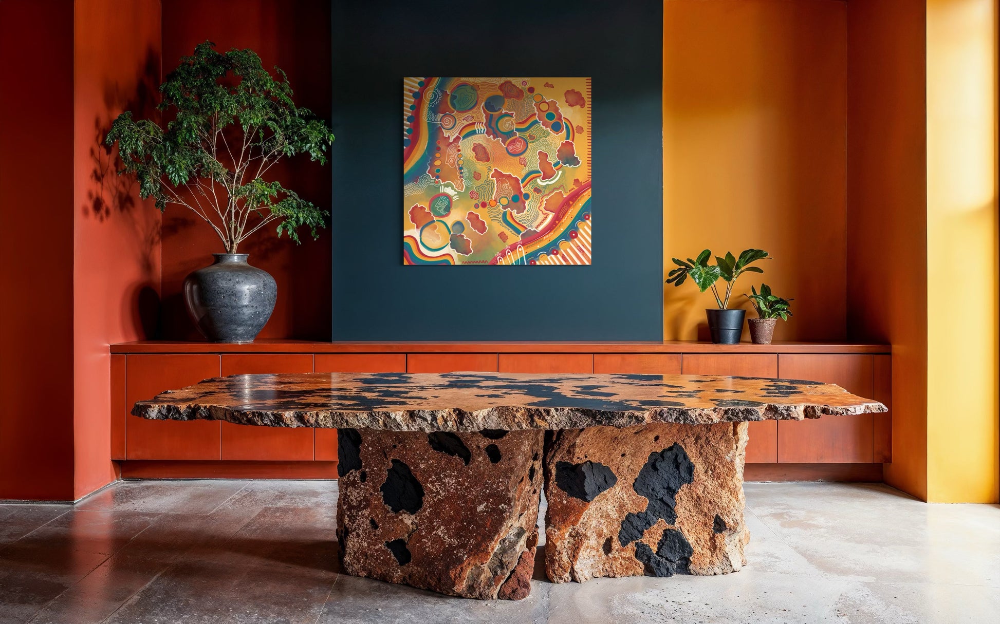 Canvas Art Print: "Mitochondria Map" | Art Print | All Around Artsy Fashion