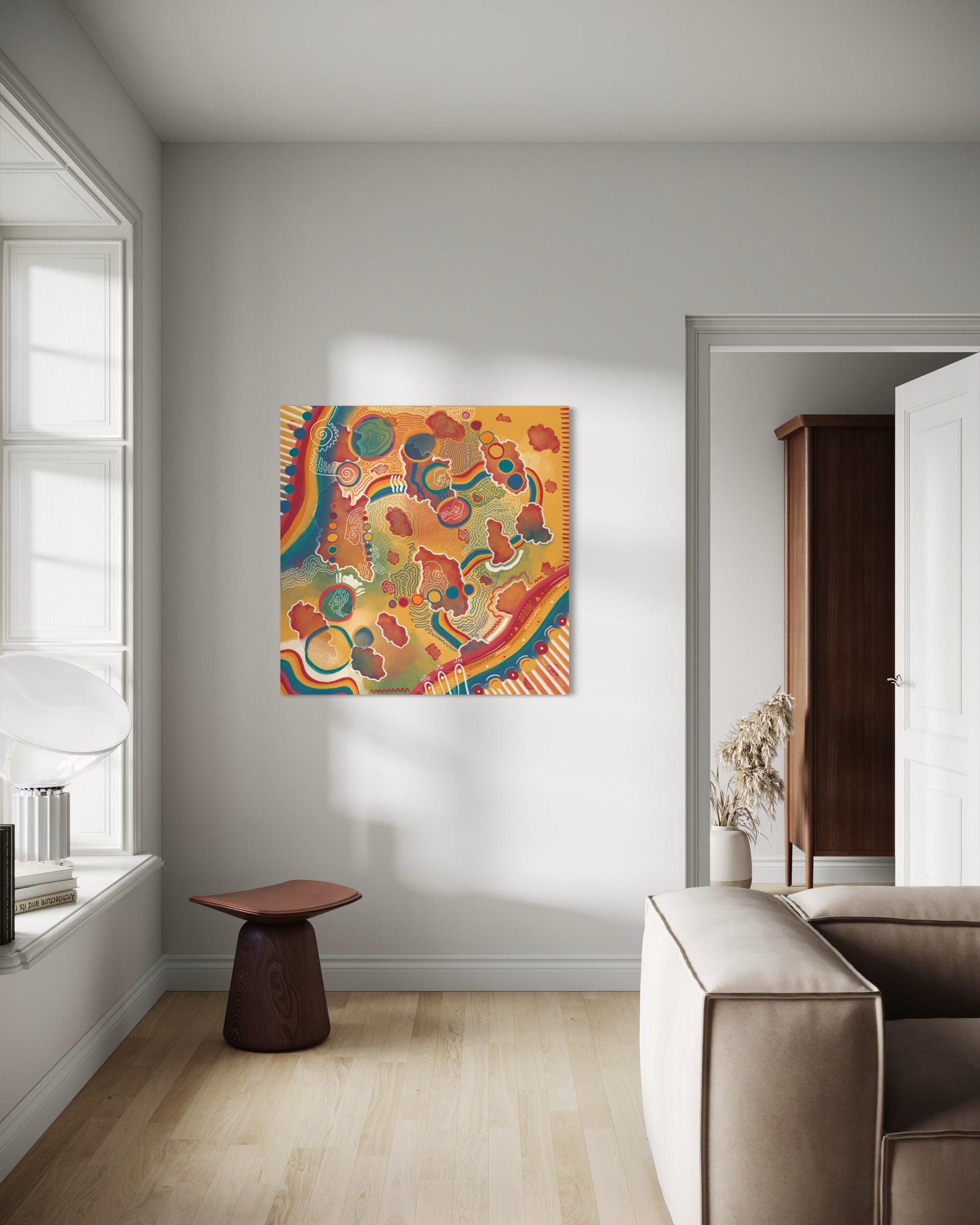 Canvas Art Print: "Mitochondria Map" | Art Print | All Around Artsy Fashion