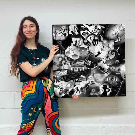 Canvas Art Print: "Story Of A Storm" | Art Print | All Around Artsy Fashion
