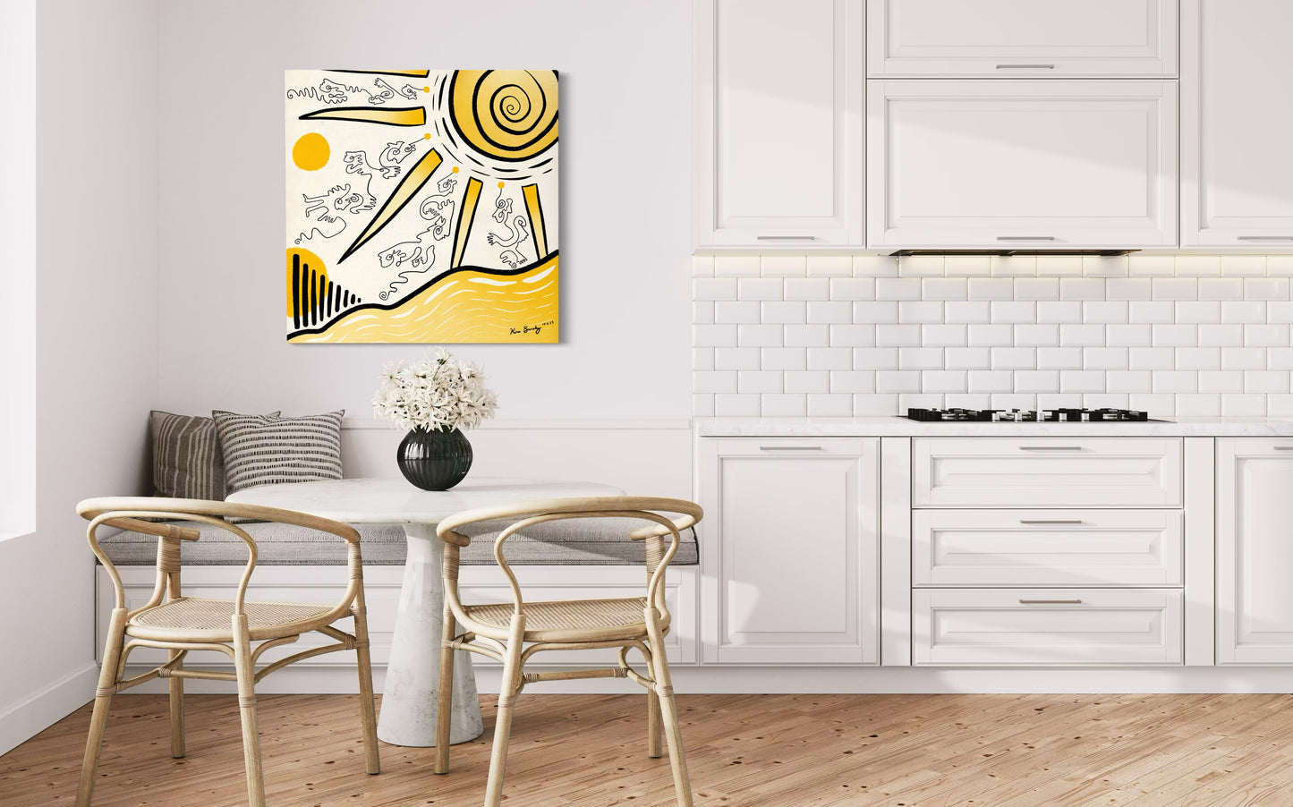Canvas Art Print: "Sunny Daze" | Art Print | All Around Artsy Fashion