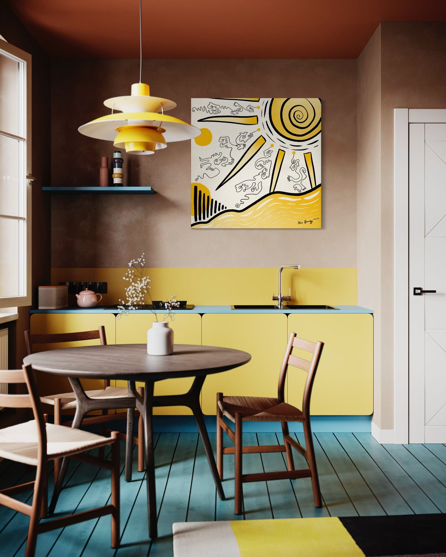 Canvas Art Print: "Sunny Daze" | Art Print | All Around Artsy Fashion