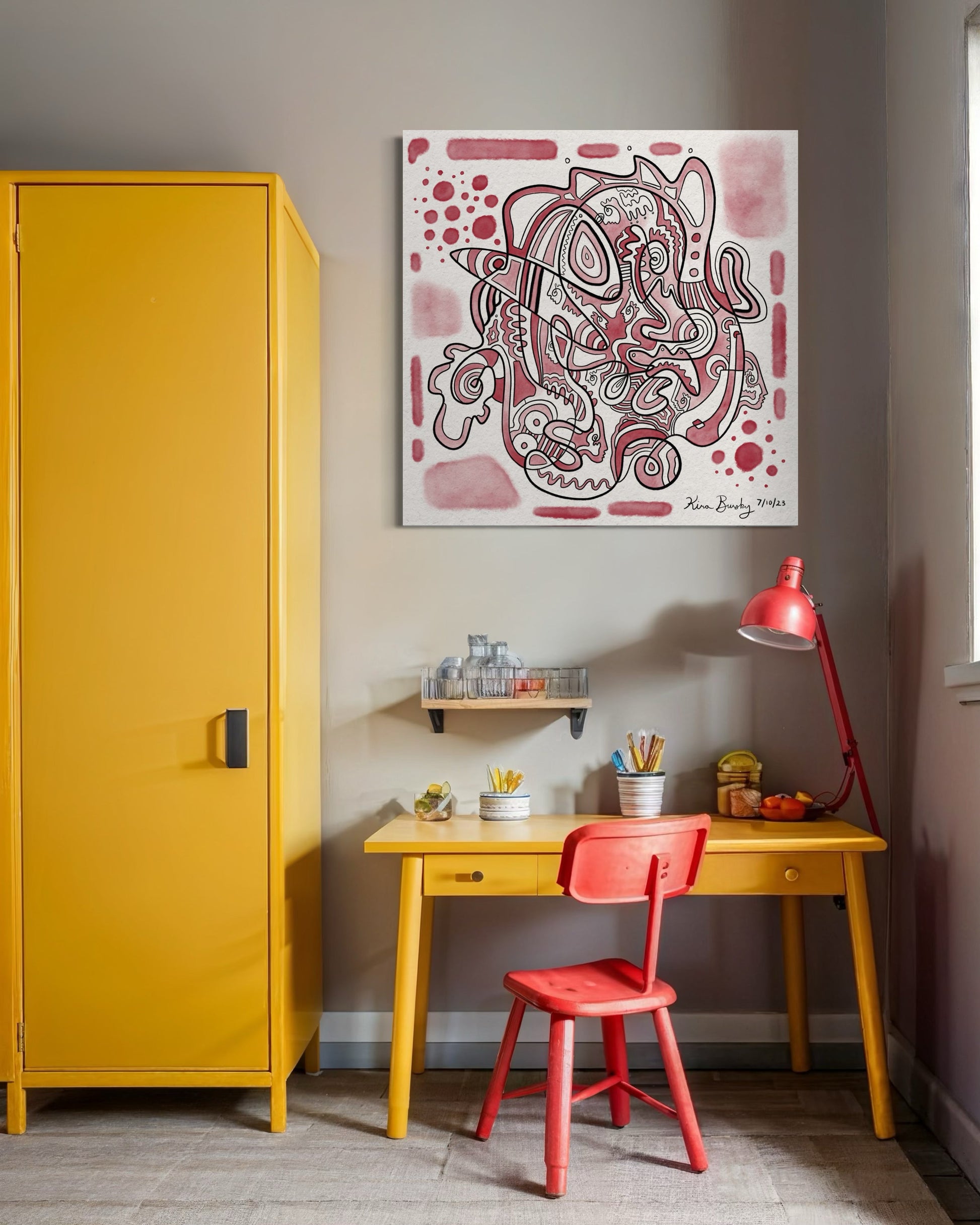 Canvas Art Print: "This Way and That" | Art Print | All Around Artsy Fashion