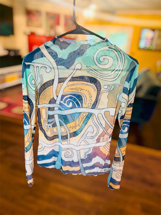 "Meet-and-Greet" Mesh Shirt | Shirts & Tops | All Around Artsy Fashion