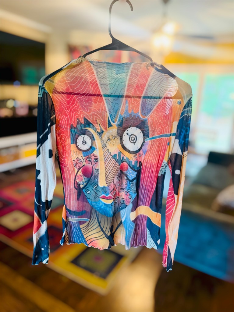 "Mania Manifesto" Mesh Shirt — hanger
