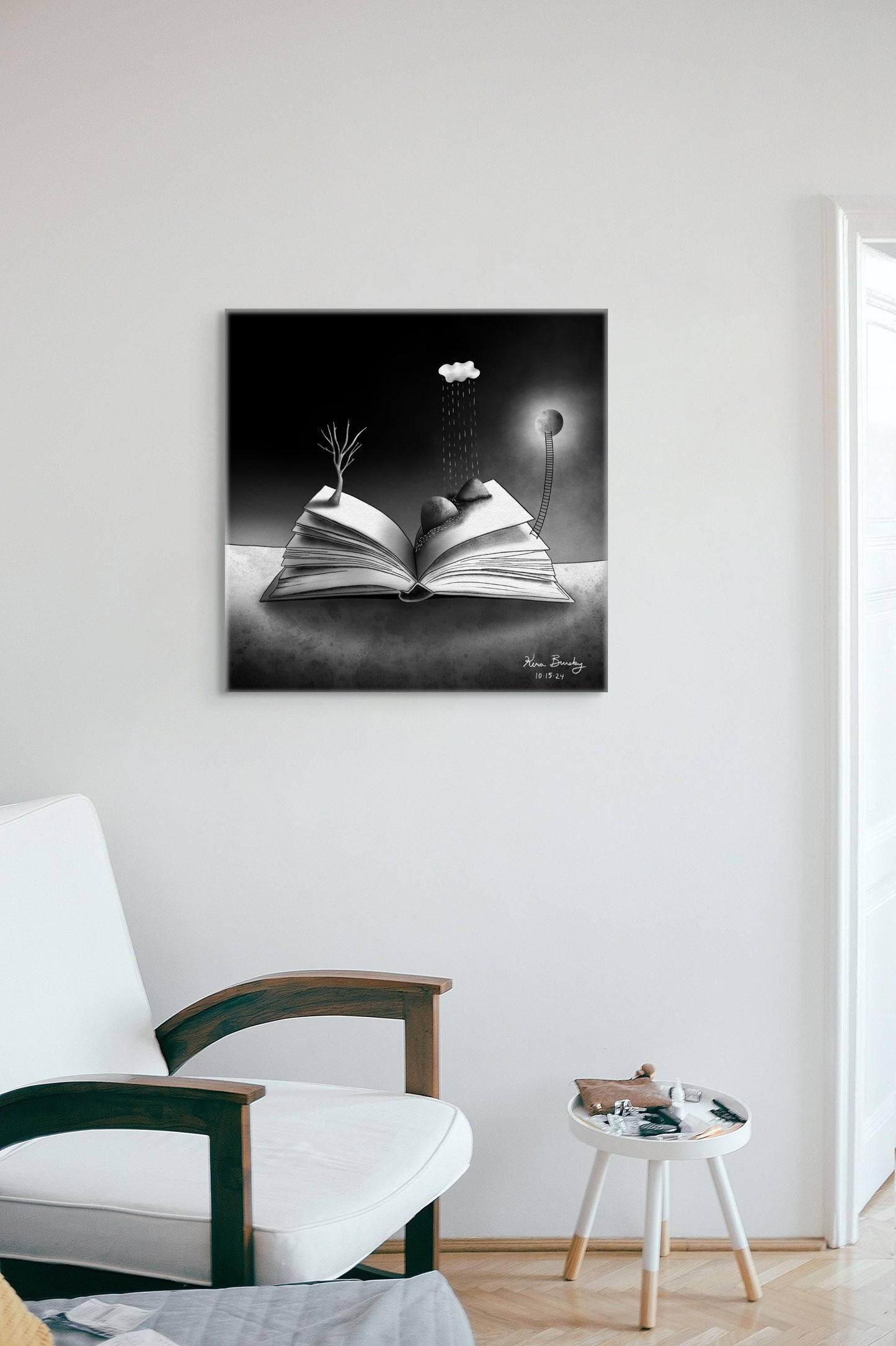 "The Book" - Signed Art Print | Art Print | All Around Artsy Fashion