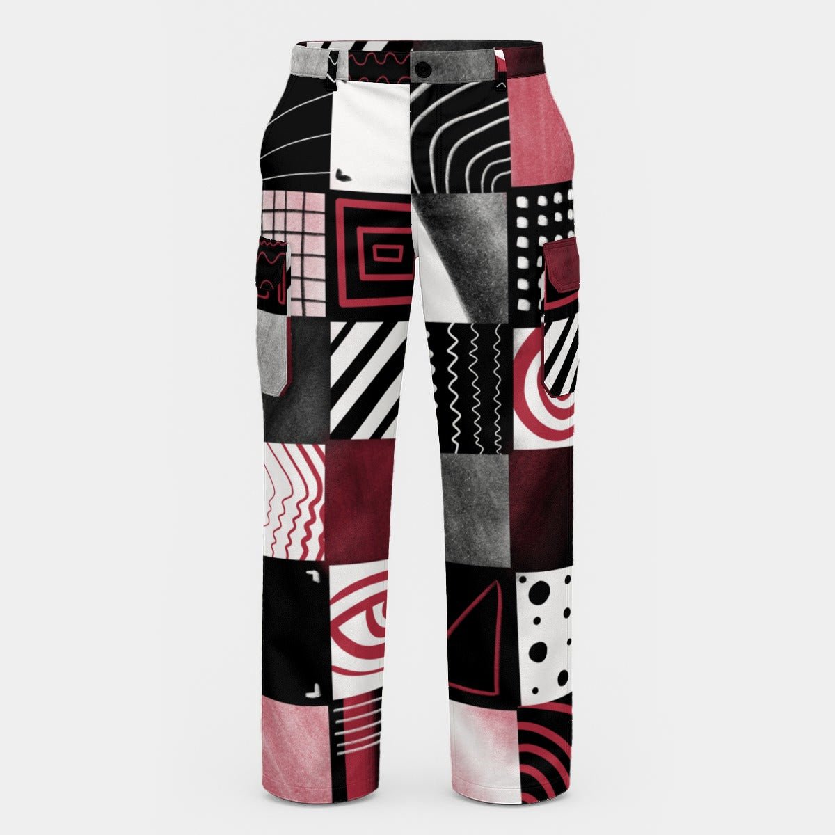 "Vision Grid" Cargo Pants | Pants | All Around Artsy Fashion