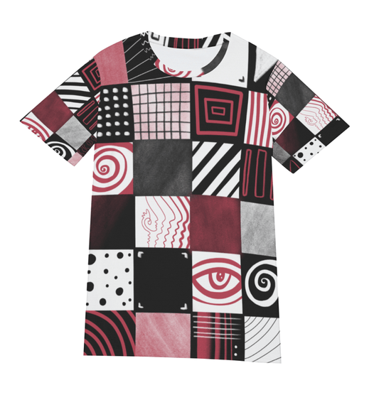 "Vision Grid" T-Shirt | T-Shirts | All Around Artsy Fashion