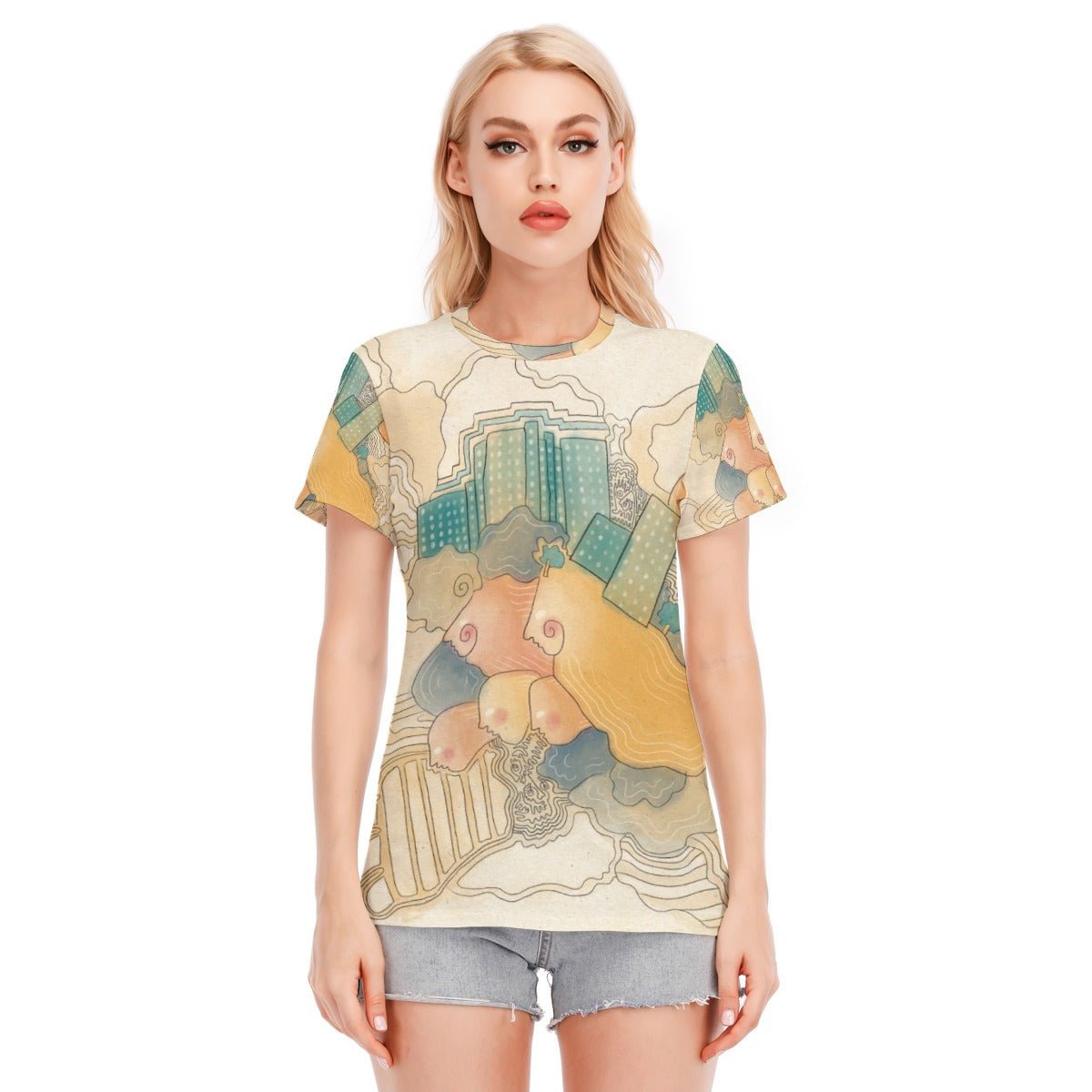 "As Above, So Below" - Women's T-Shirt | T-Shirts | All Around Artsy Fashion