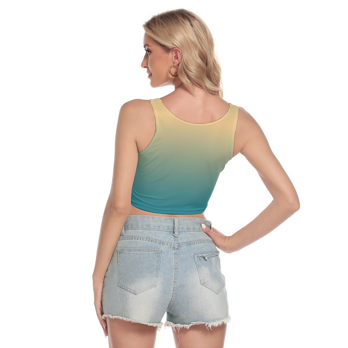 Beach Day Crop Top | Shirts & Tops | All Around Artsy Fashion