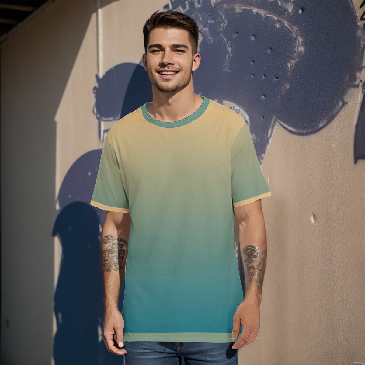 Beach Day Men's T-Shirt | T-Shirts | All Around Artsy Fashion