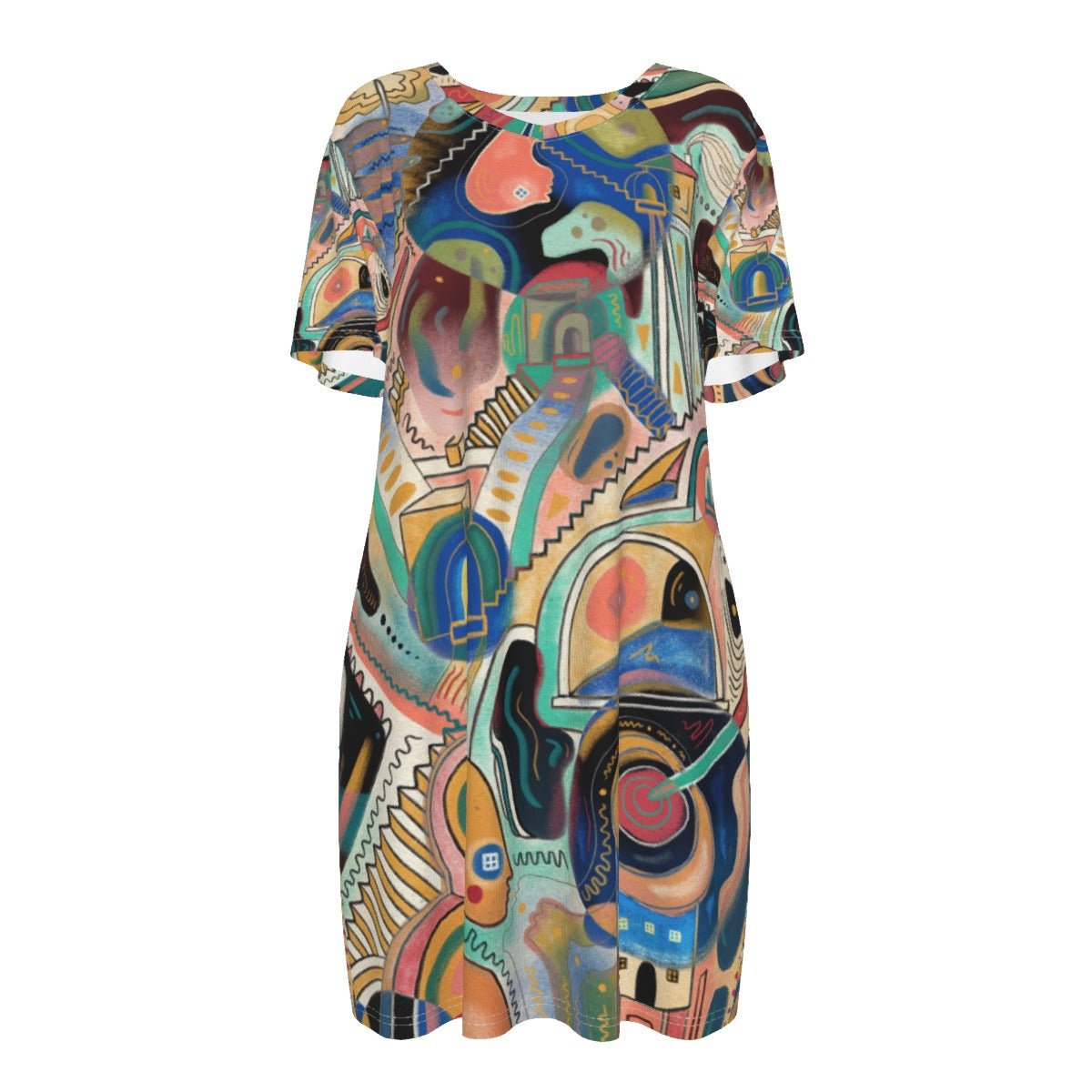 "Candid Cacophony" - Women's Dress | Dresses | All Around Artsy Fashion