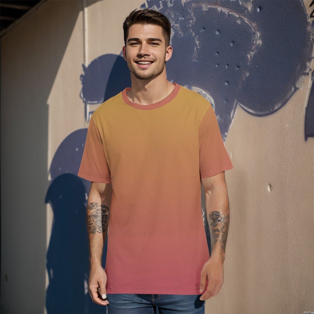 Desert Sunset Men's T-Shirt | T-Shirts | All Around Artsy Fashion