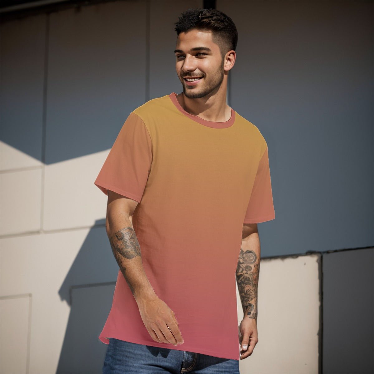 Desert Sunset Men's T-Shirt | T-Shirts | All Around Artsy Fashion