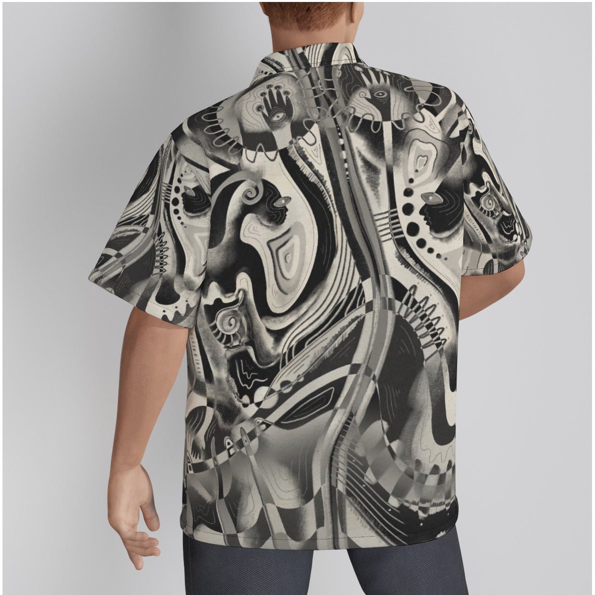 "Emotion Erosion" - Men's Hawaiian Shirt | Shirts & Tops | All Around Artsy Fashion