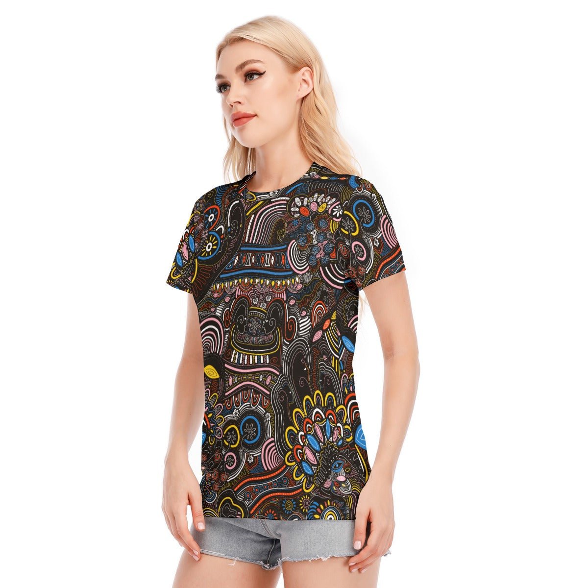 "Festival of Souls" - Women's T-Shirt | T-Shirts | All Around Artsy Fashion