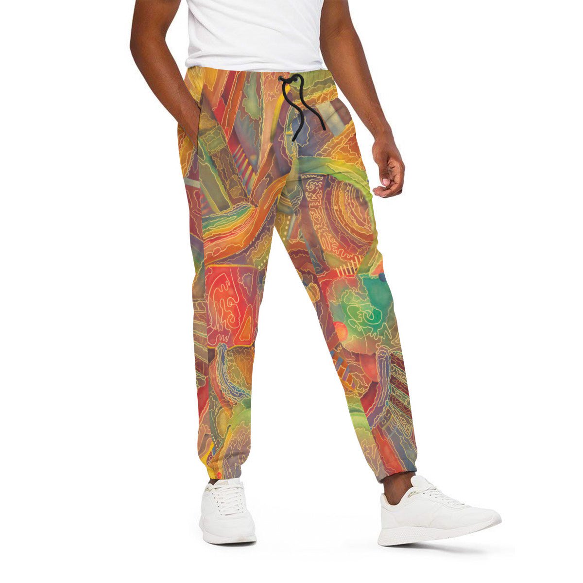 "Labyrinth" - Unisex Sweatpants | Pants | All Around Artsy Fashion
