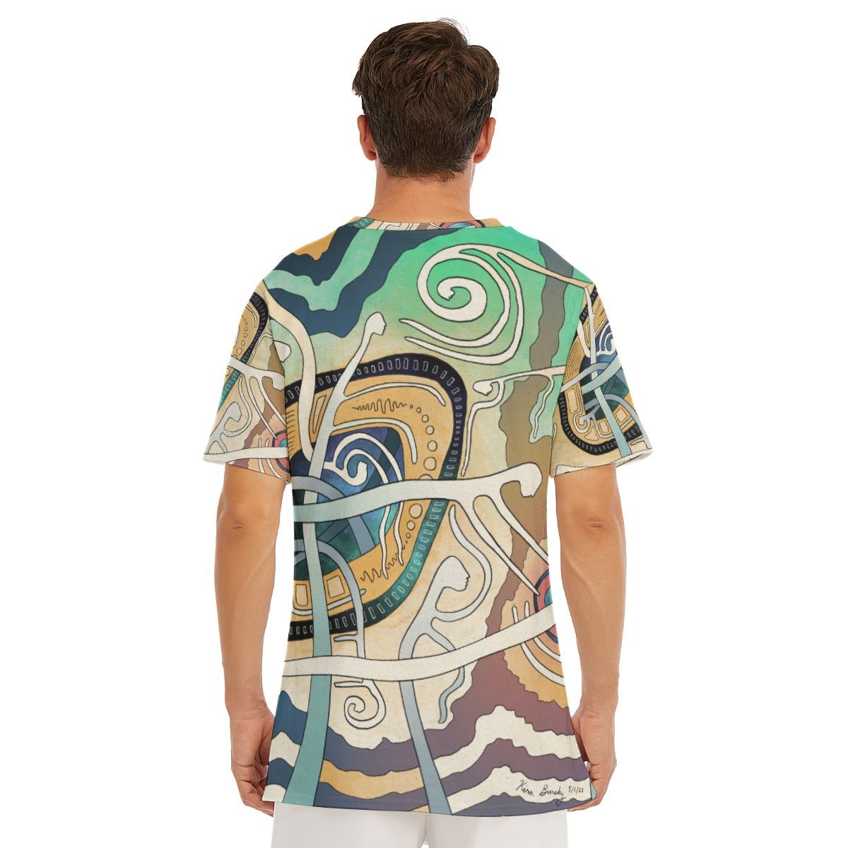 "Meet-and-Greet" - Men's T-Shirt | T-Shirts | All Around Artsy Fashion