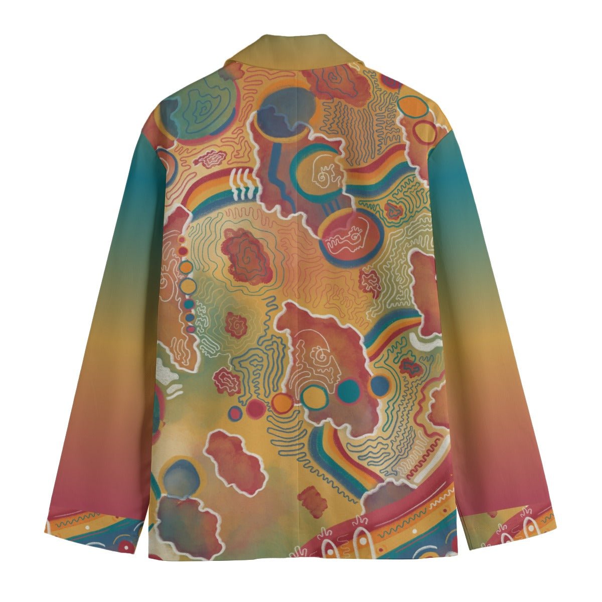 "Mitochondria Map" - Men's Blazer | Jackets & Hoodies | All Around Artsy Fashion