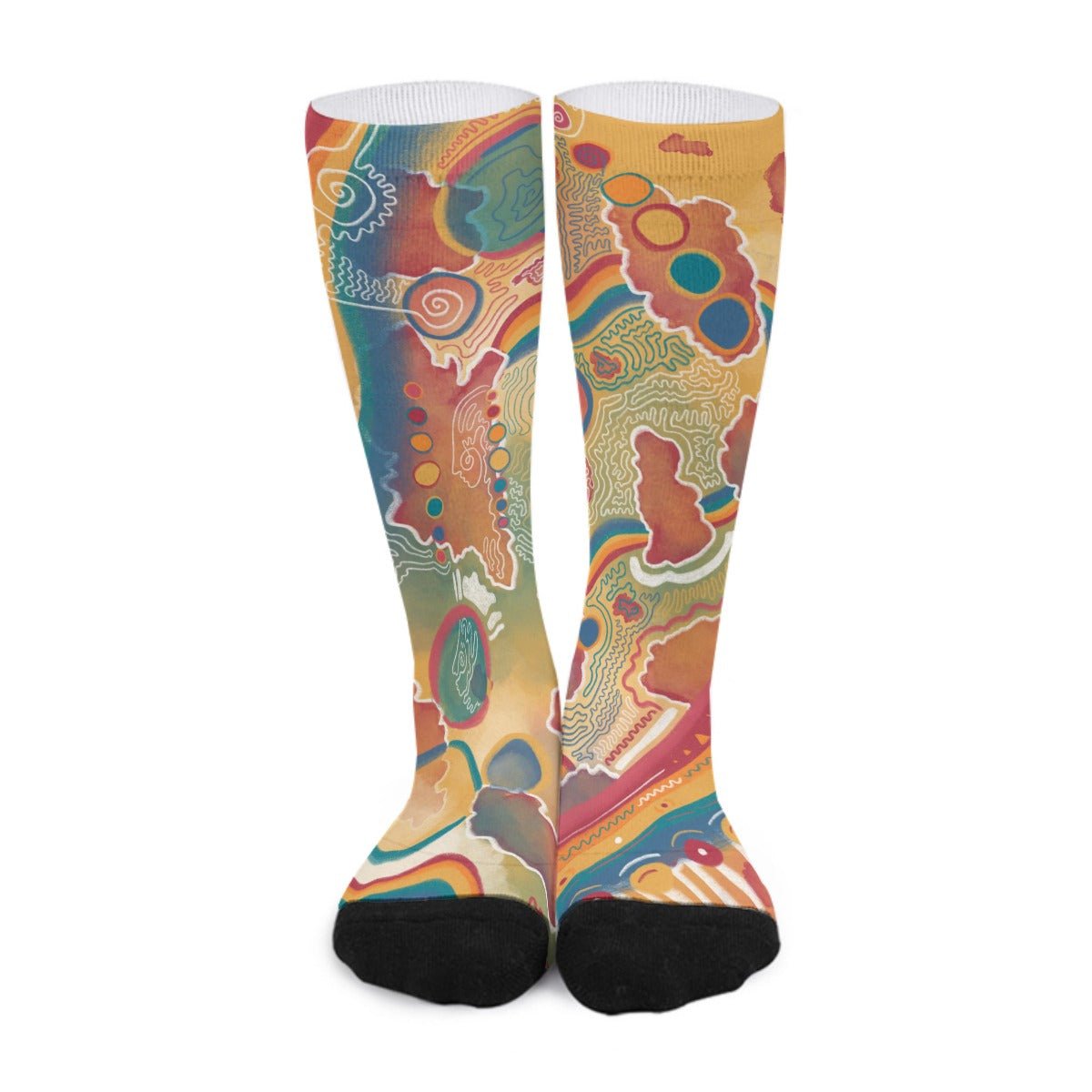 Map Socks Women's Clothing – All Around Artsy Fashion