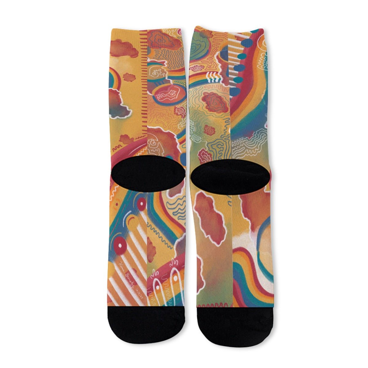 "Mitochondria Map" - Socks | Socks | All Around Artsy Fashion