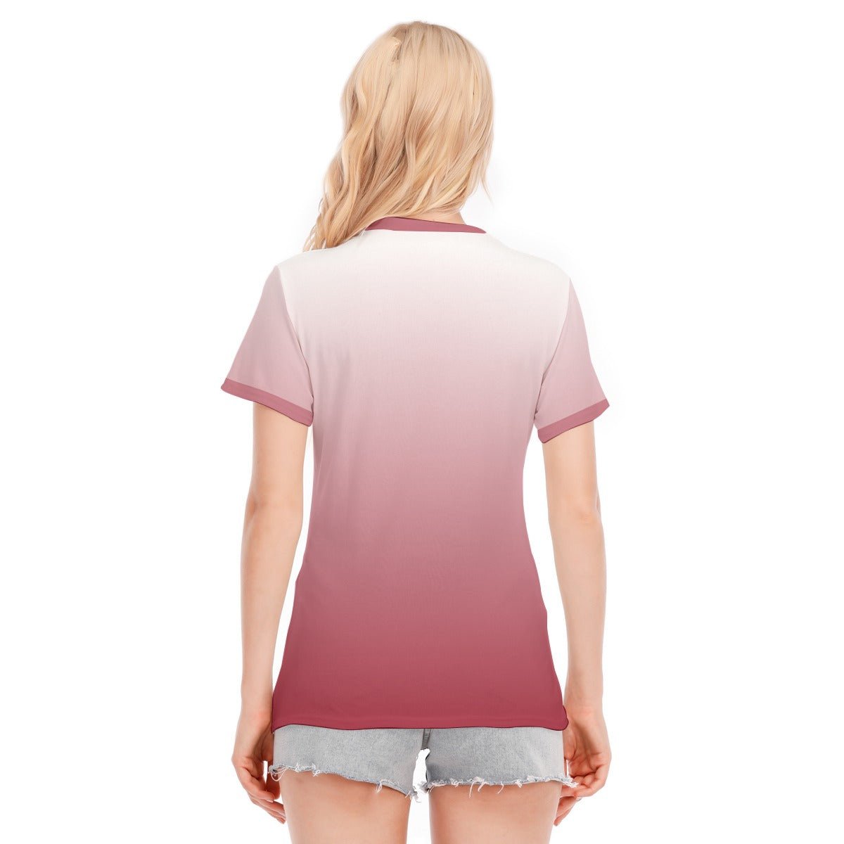 Pink Ombré Women's T-Shirt | T-Shirts | All Around Artsy Fashion