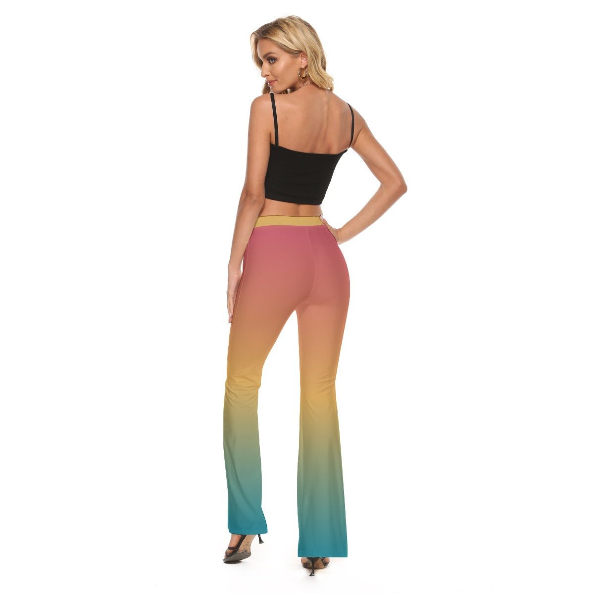 Rainbow Flare Pants | Pants | All Around Artsy Fashion