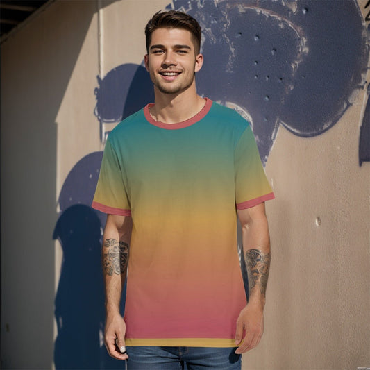 Rainbow Men's T-Shirt | T-Shirts | All Around Artsy Fashion