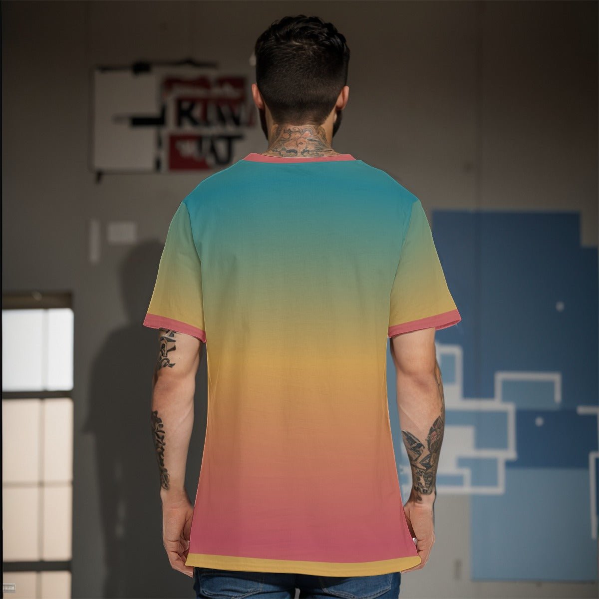 Rainbow Men's T-Shirt | T-Shirts | All Around Artsy Fashion