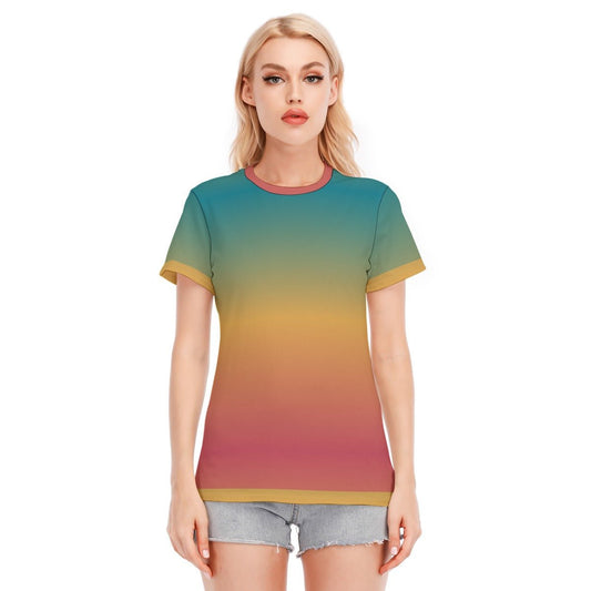 Rainbow Women's T-Shirt | T-Shirts | All Around Artsy Fashion