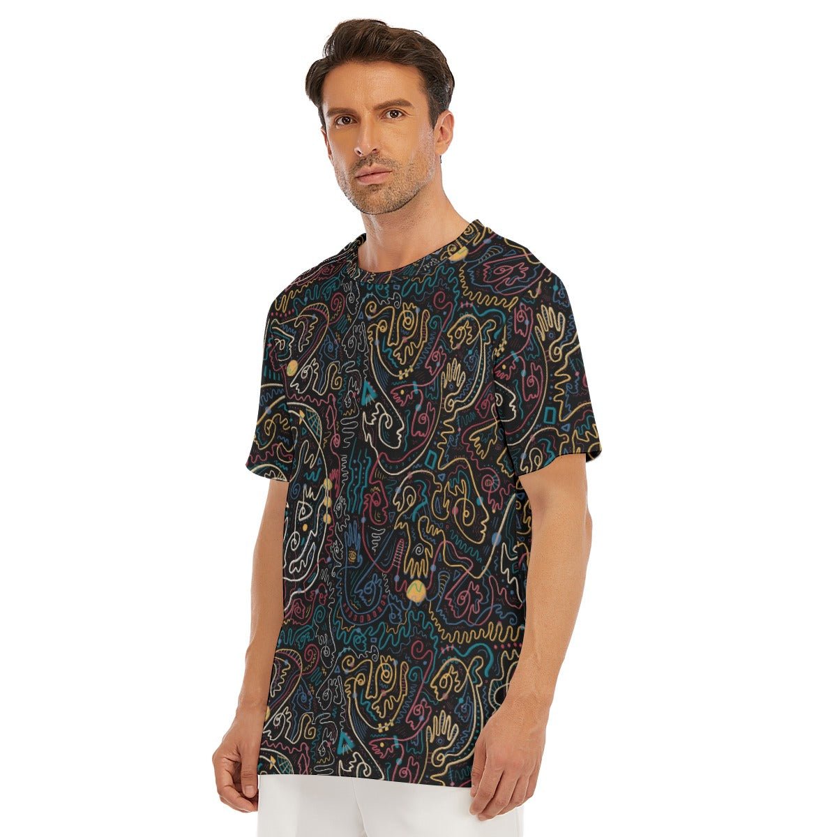 "Soul Scribbles" - Men's T-Shirt | T-Shirts | All Around Artsy Fashion