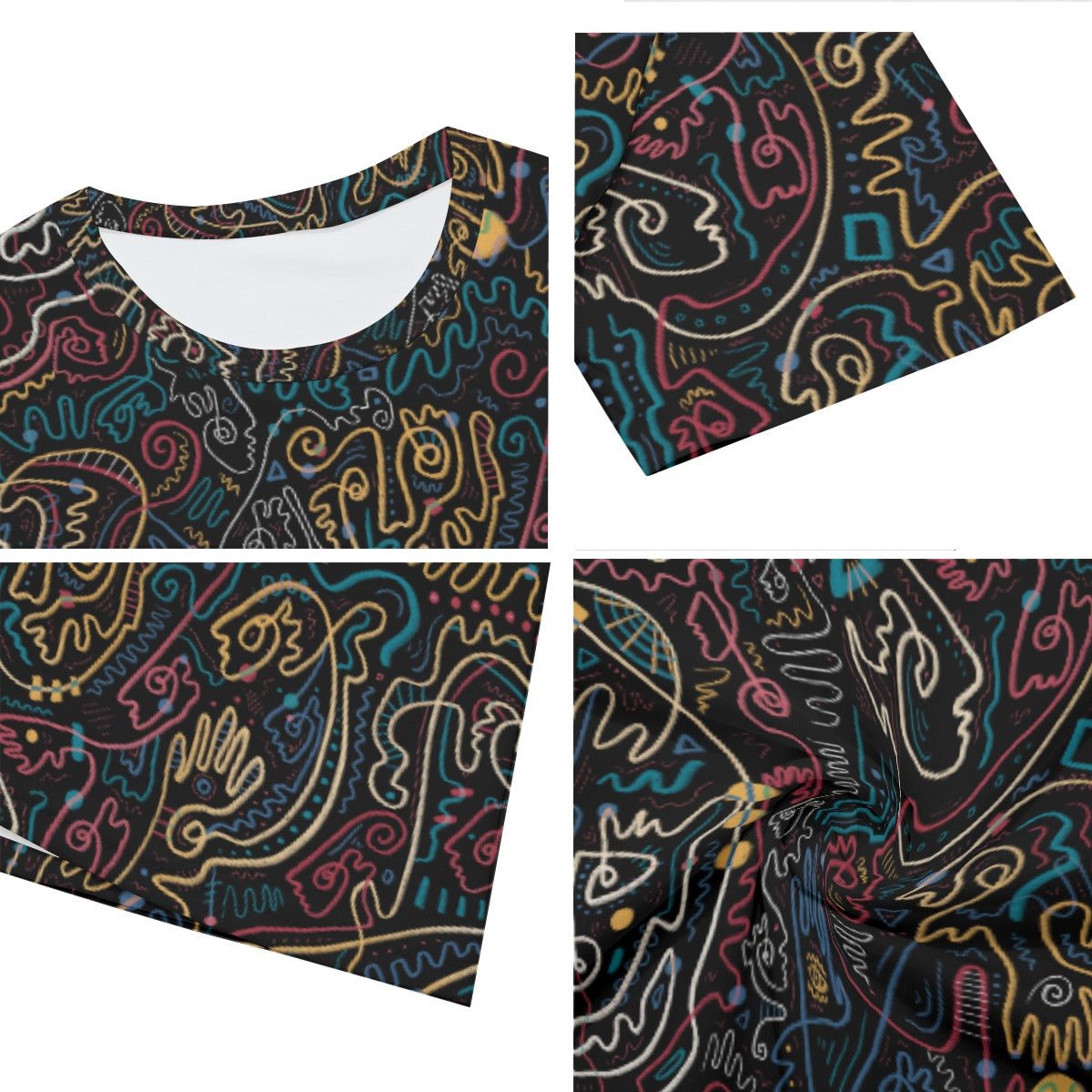 "Soul Scribbles" - Men's T-Shirt | T-Shirts | All Around Artsy Fashion