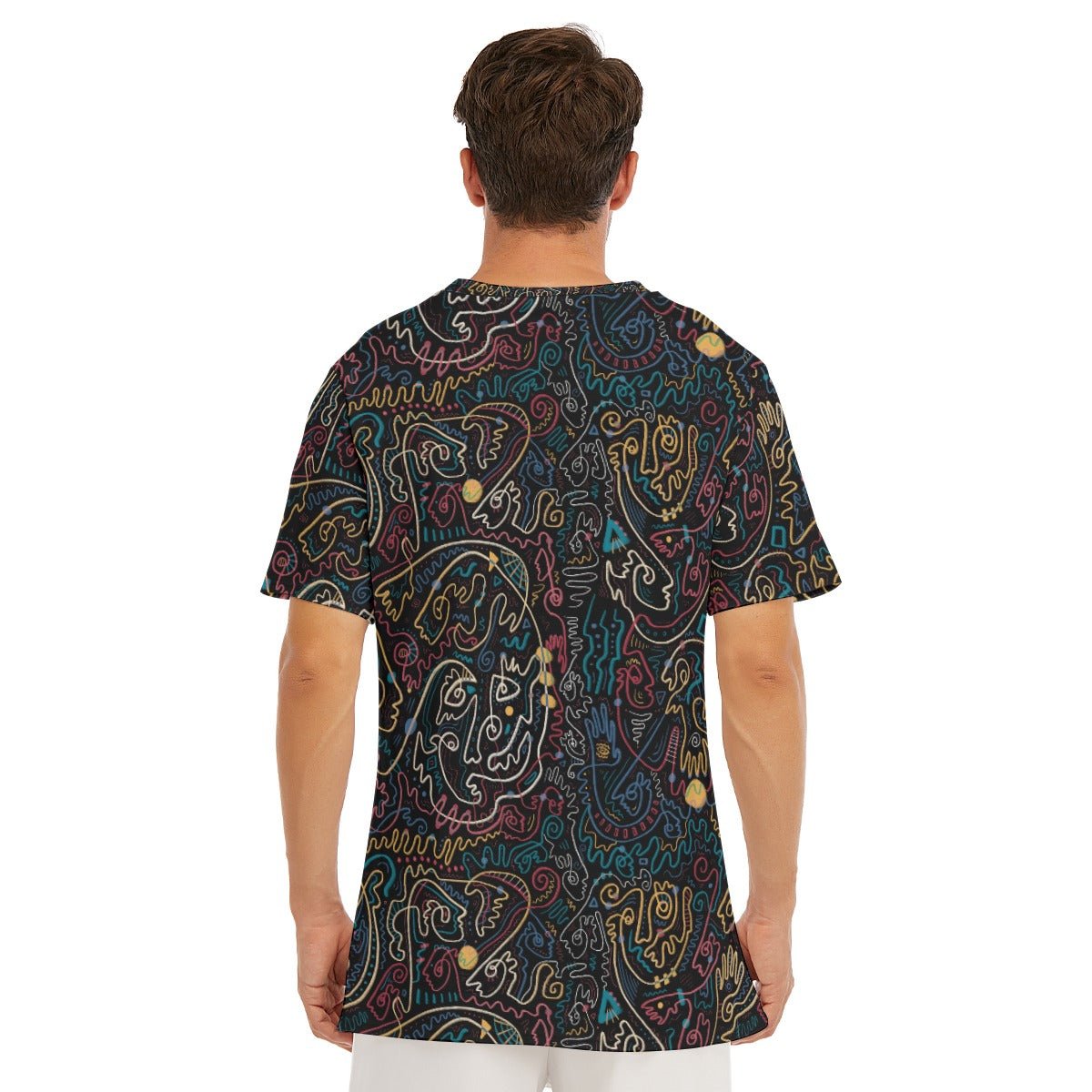 "Soul Scribbles" - Men's T-Shirt | T-Shirts | All Around Artsy Fashion