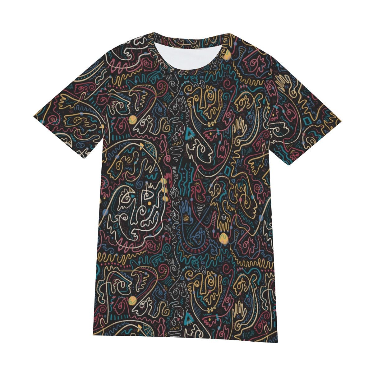 "Soul Scribbles" - Men's T-Shirt | T-Shirts | All Around Artsy Fashion