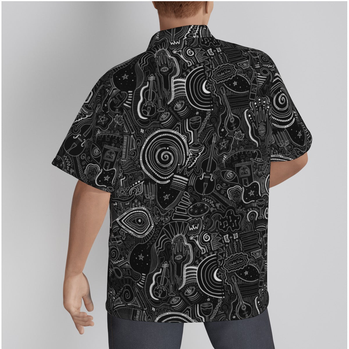 "Wasted Wine" - Men's Hawaiian Shirt | Shirts & Tops | All Around Artsy Fashion