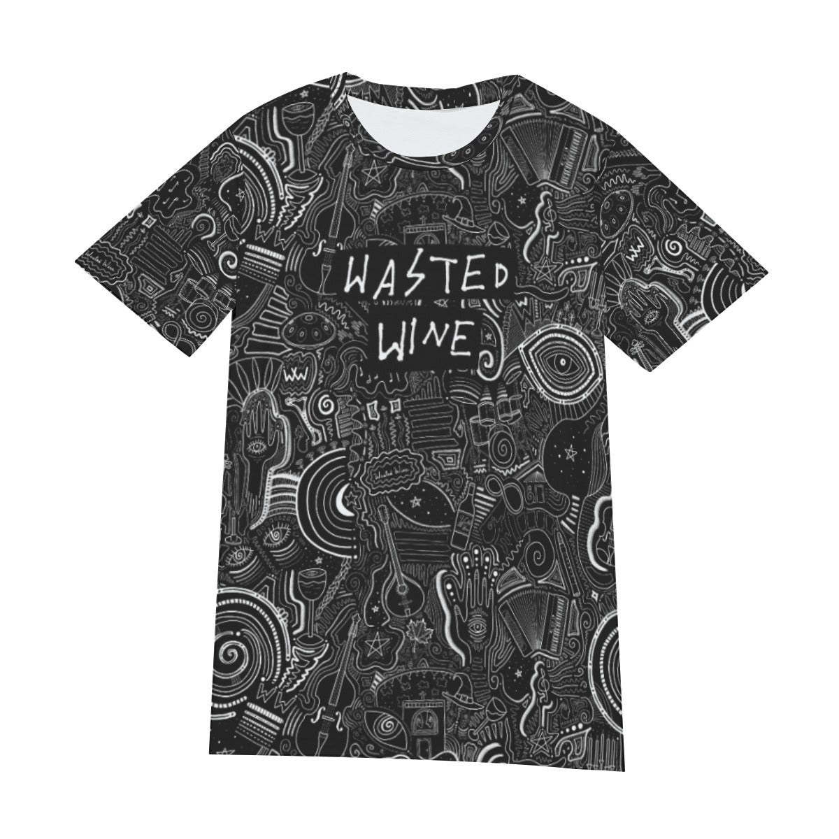 "Wasted Wine" - Men's T-Shirt | T-Shirts | All Around Artsy Fashion