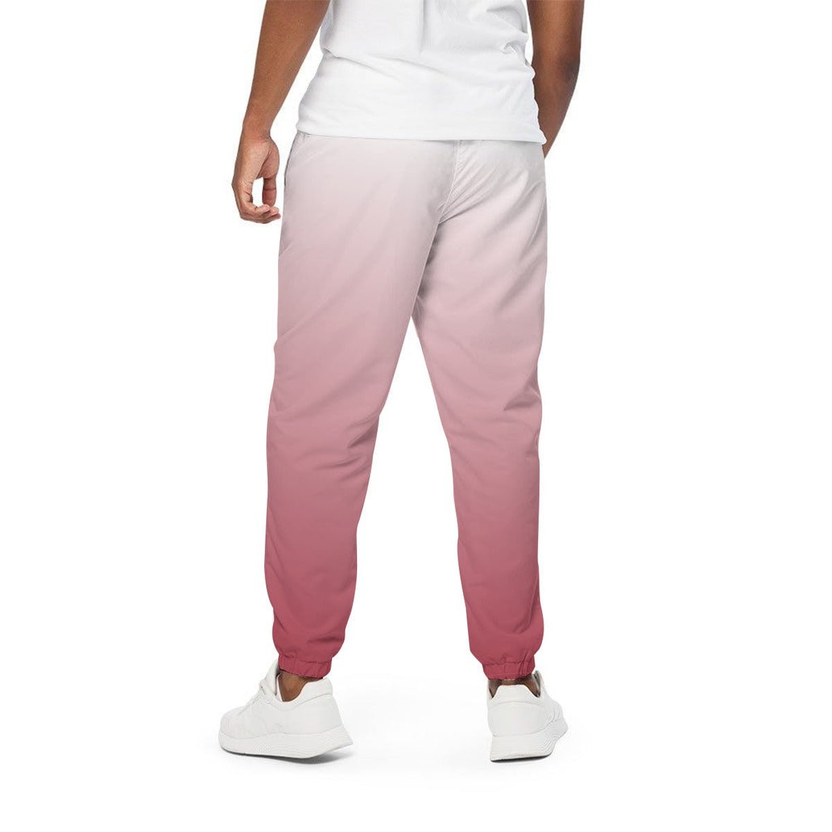 White to Red Ombré Sweatpants | Pants | All Around Artsy Fashion