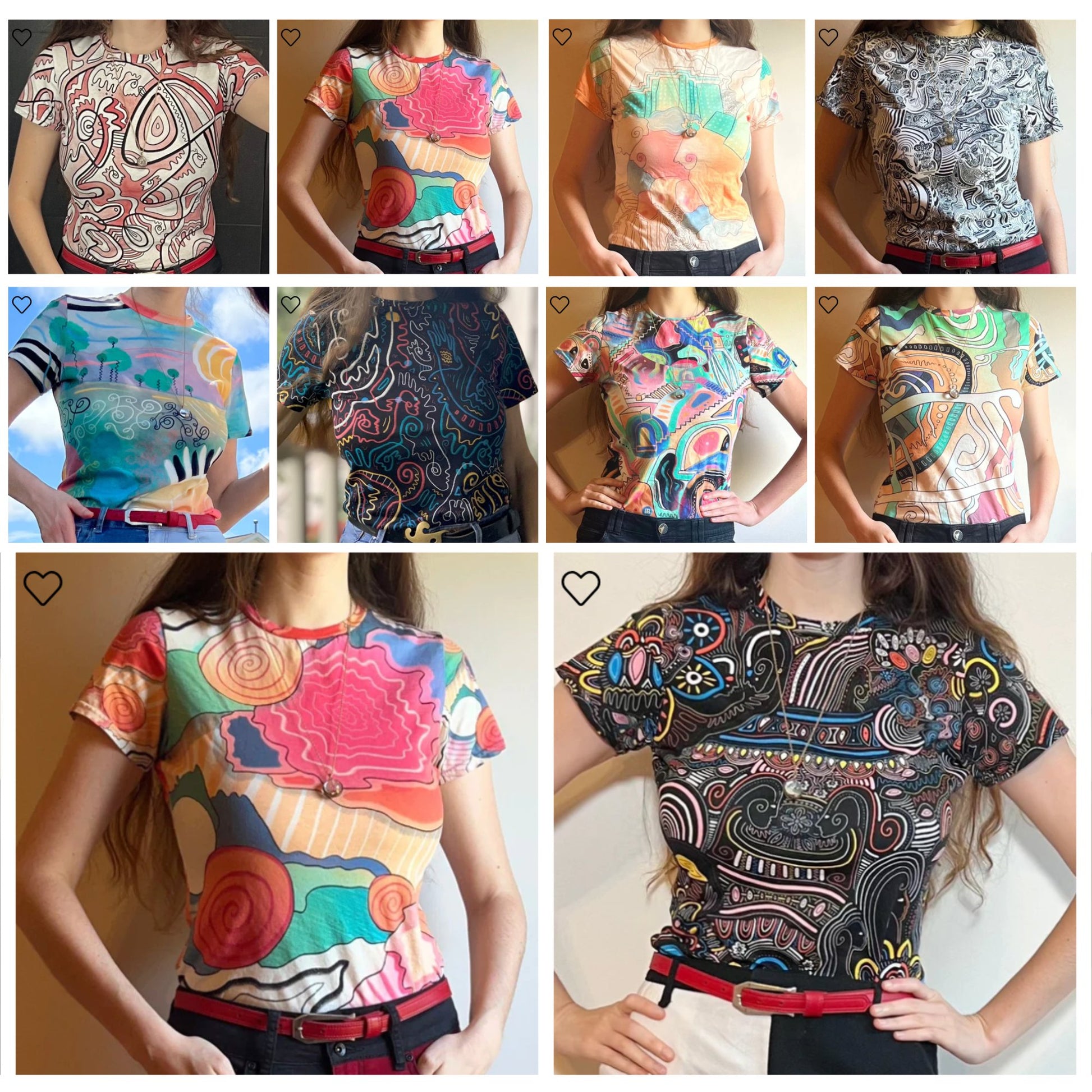 Women's T-Shirt Mix Pack (9 Shirts) | T-Shirts | All Around Artsy Fashion